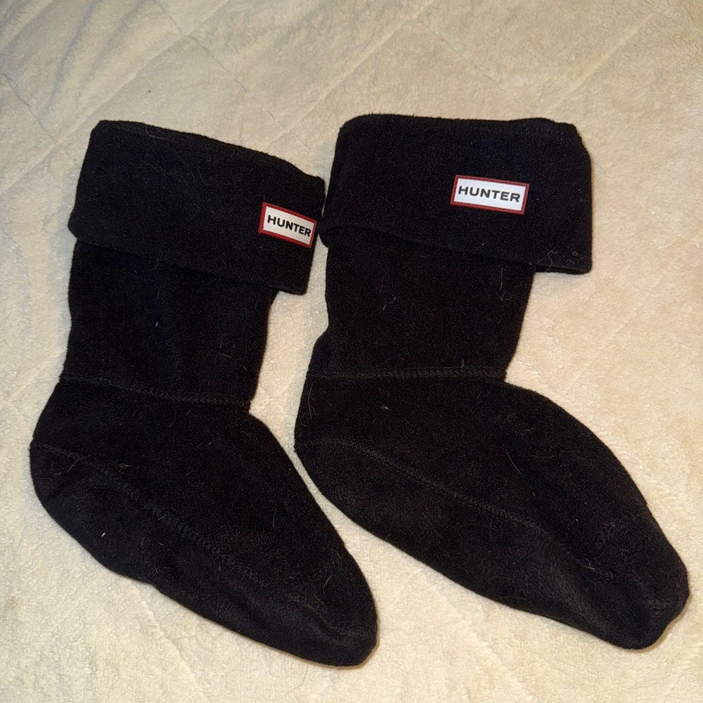 Hunter Classic Black Fleece Socks